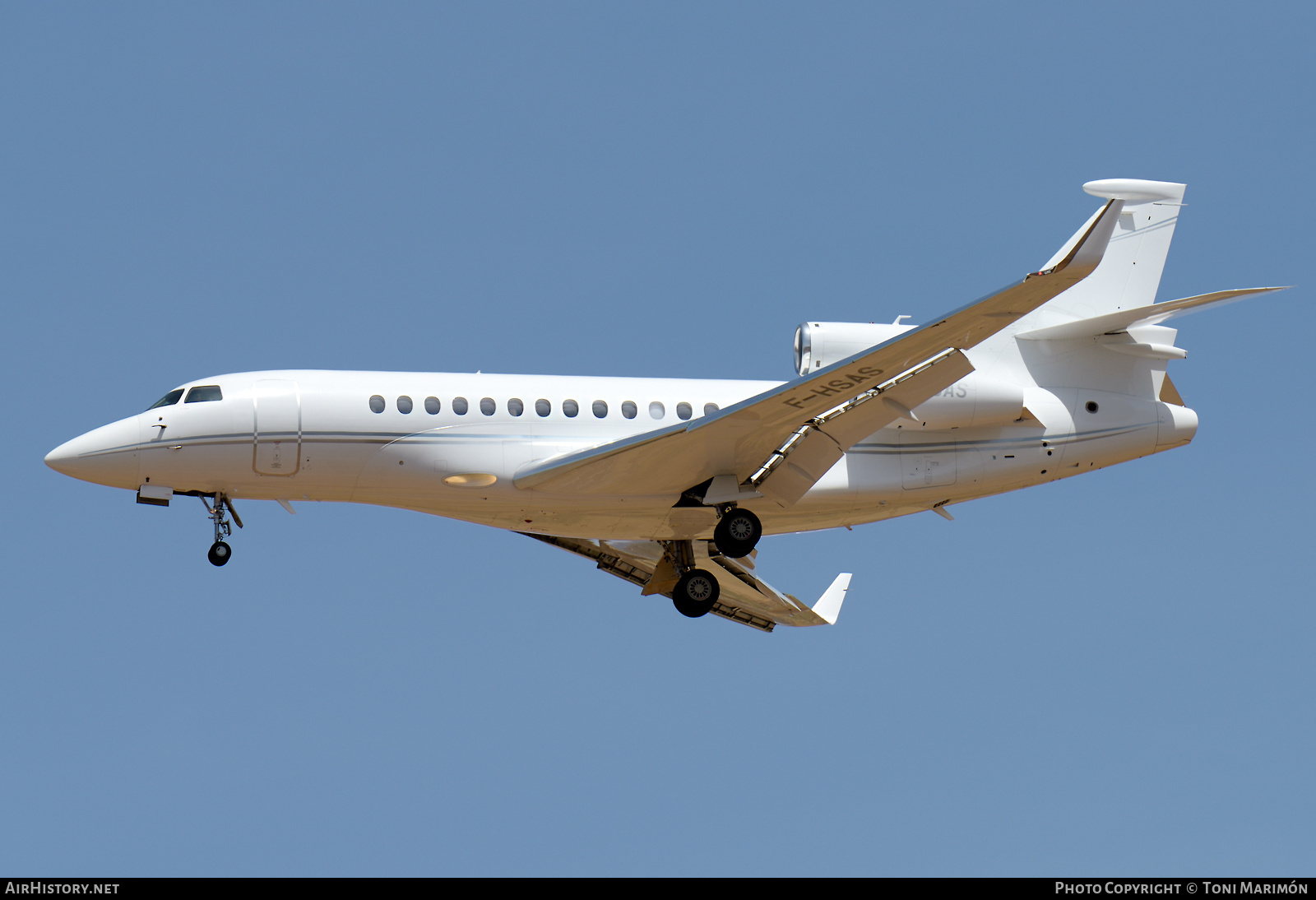 Aircraft Photo of F-HSAS | Dassault Falcon 7X | AirHistory.net #614655