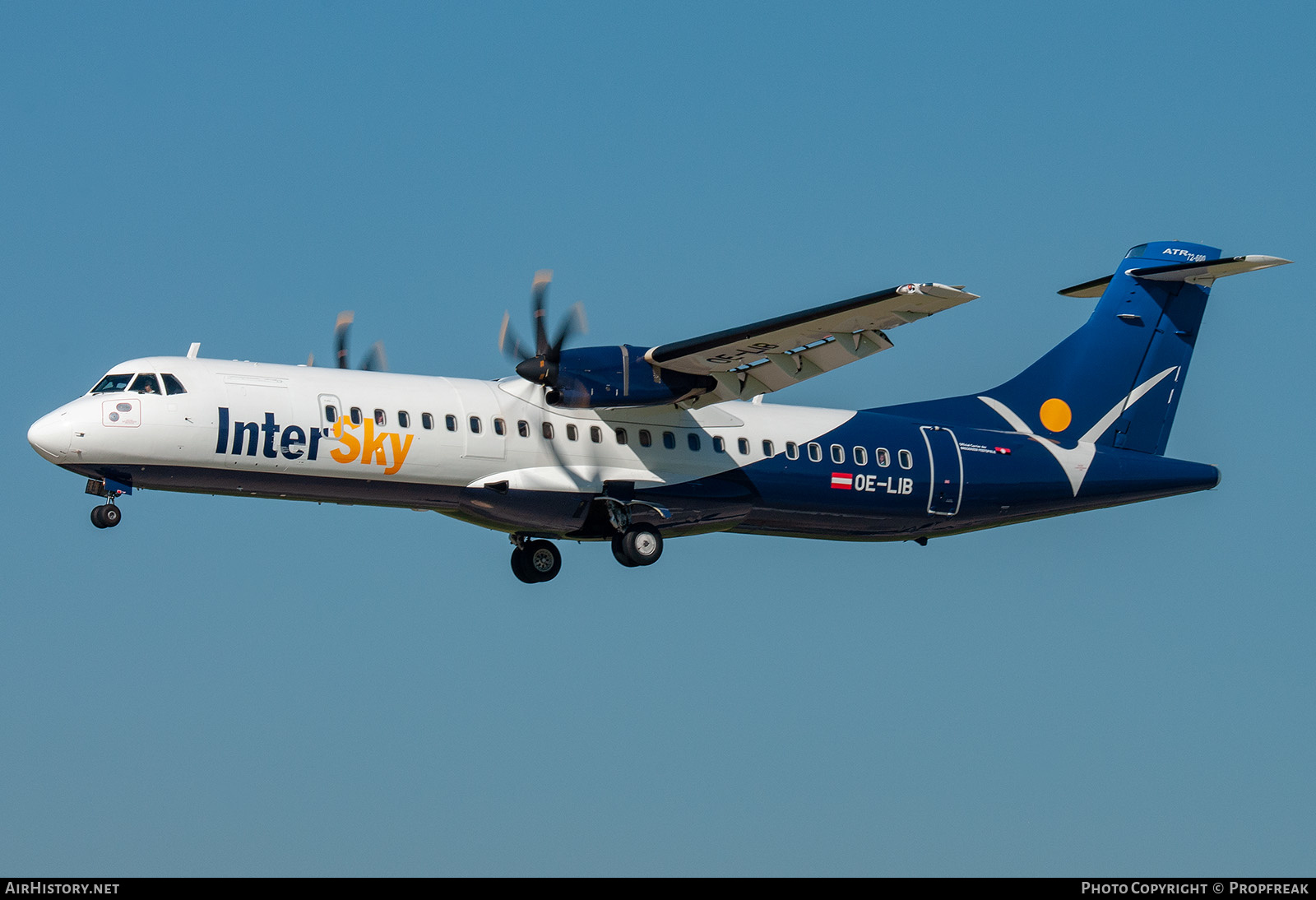 Aircraft Photo of OE-LIB | ATR ATR-72-600 (ATR-72-212A) | InterSky | AirHistory.net #614666