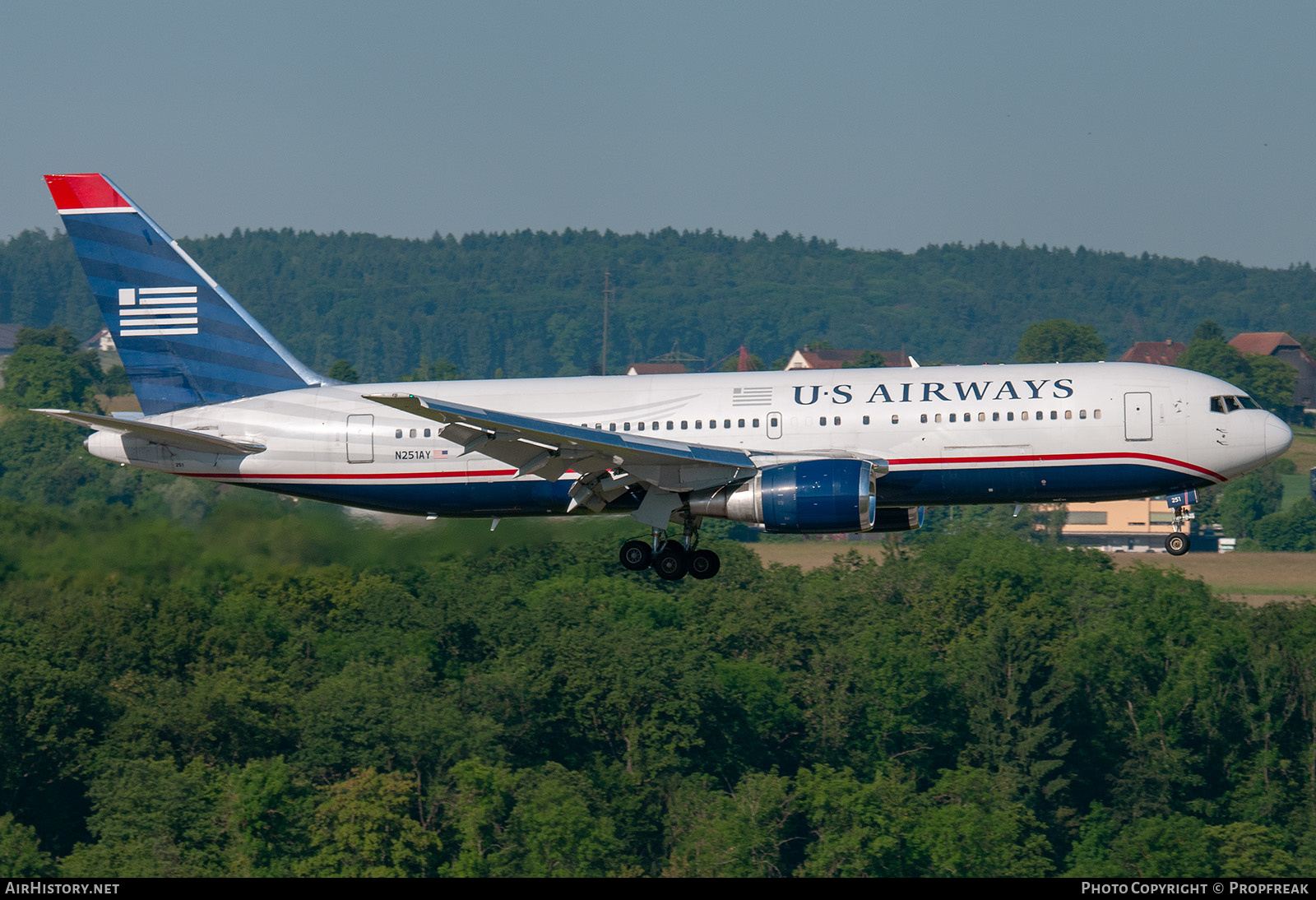 Aircraft Photo of N251AY | Boeing 767-2B7/ER | US Airways | AirHistory.net #614712