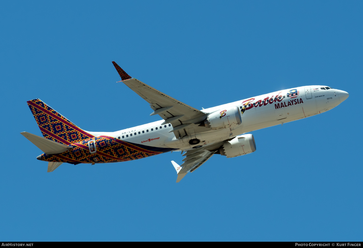 Aircraft Photo of 9M-LRJ | Boeing 737-8 Max 8 | Batik Air Malaysia | AirHistory.net #614740