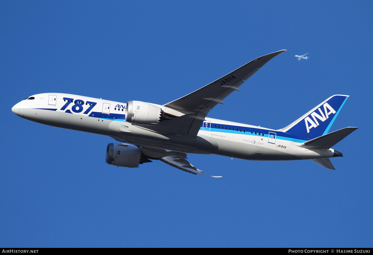 Aircraft Photo of JA811A | Boeing 787-8 Dreamliner | All Nippon Airways - ANA | AirHistory.net #614781
