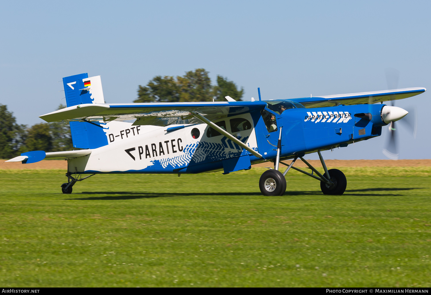 Aircraft Photo of D-FPTF | Pilatus PC-6/B2-H4 Turbo Porter | Paratec | AirHistory.net #614837