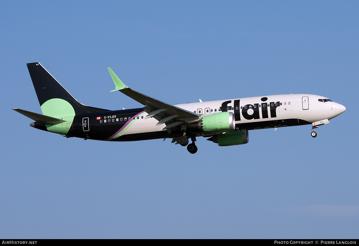 Aircraft Photo of C-FLDX | Boeing 737-8 Max 8 | Flair Airlines | AirHistory.net #614843