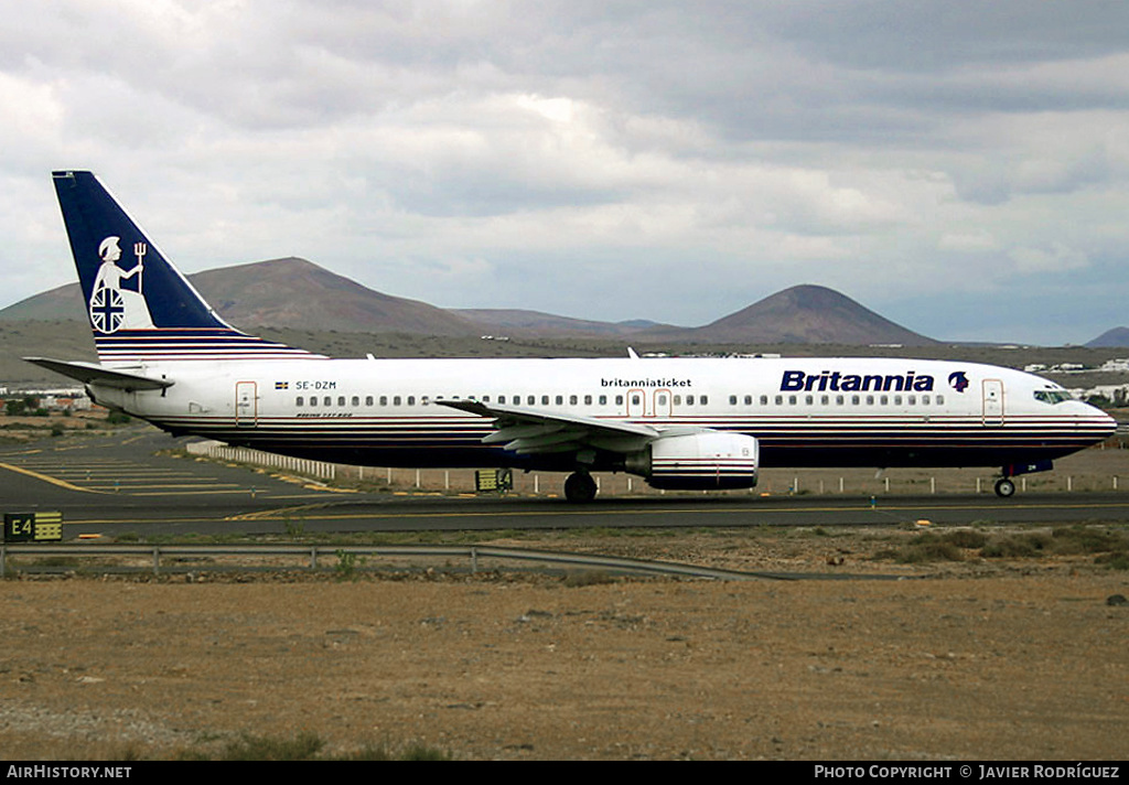 Aircraft Photo of SE-DZM | Boeing 737-804 | Britannia Airways | AirHistory.net #614845