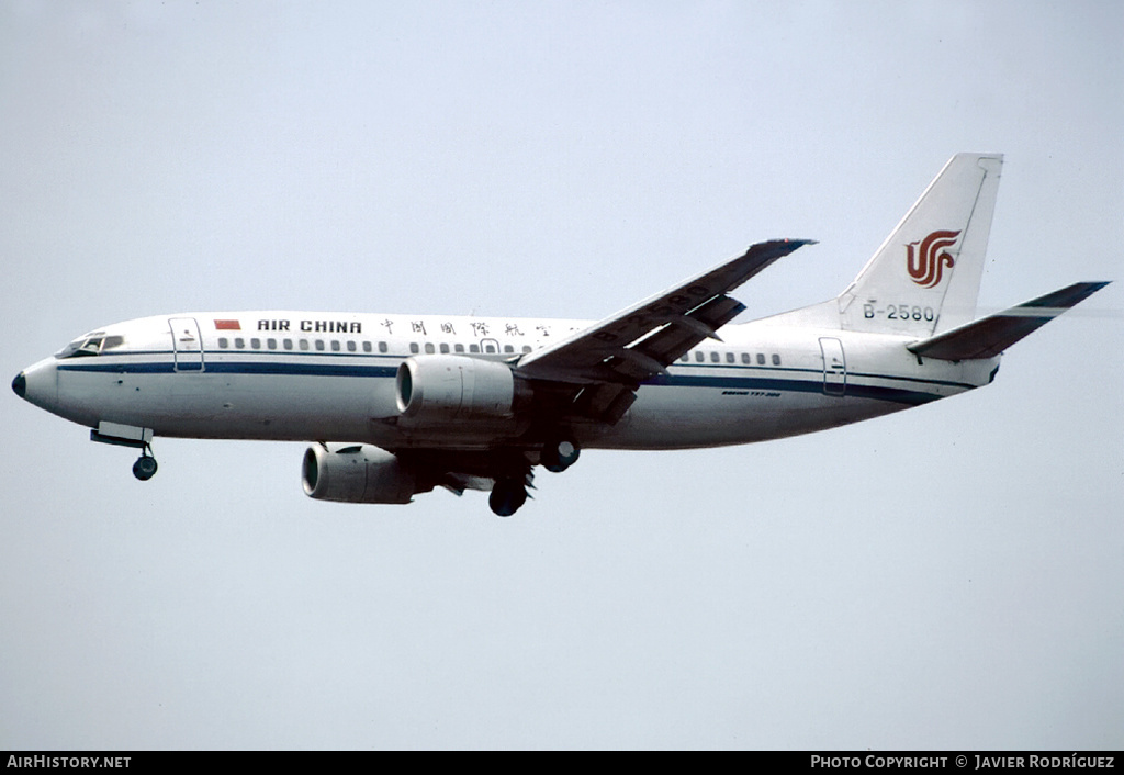 Aircraft Photo of B-2580 | Boeing 737-3J6 | Air China | AirHistory.net #614853