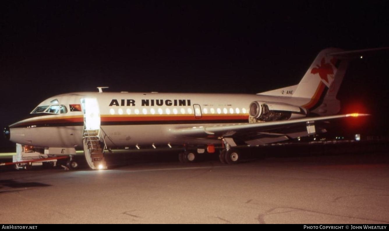 Aircraft Photo of P2-ANE | Fokker F28-1000 Fellowship | Air Niugini | AirHistory.net #614858