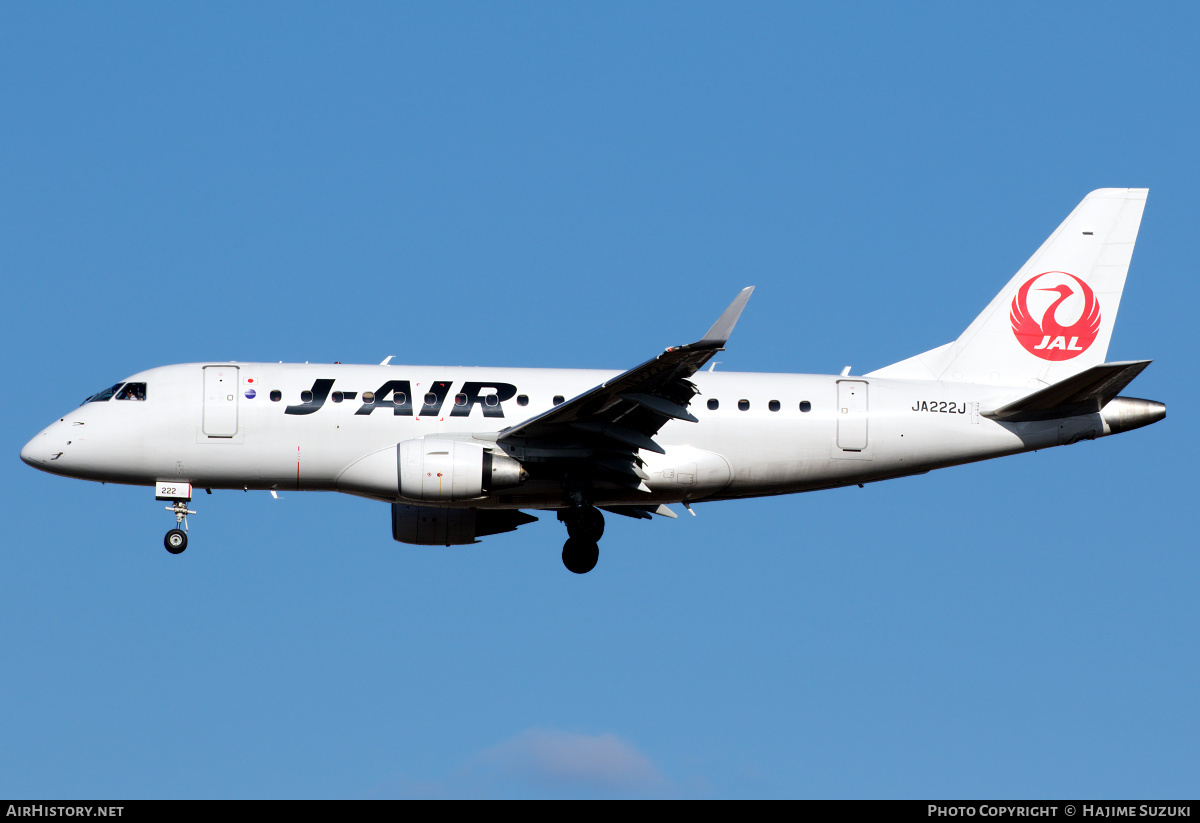 Aircraft Photo of JA222J | Embraer 170STD (ERJ-170-100STD) | J-Air | AirHistory.net #614864