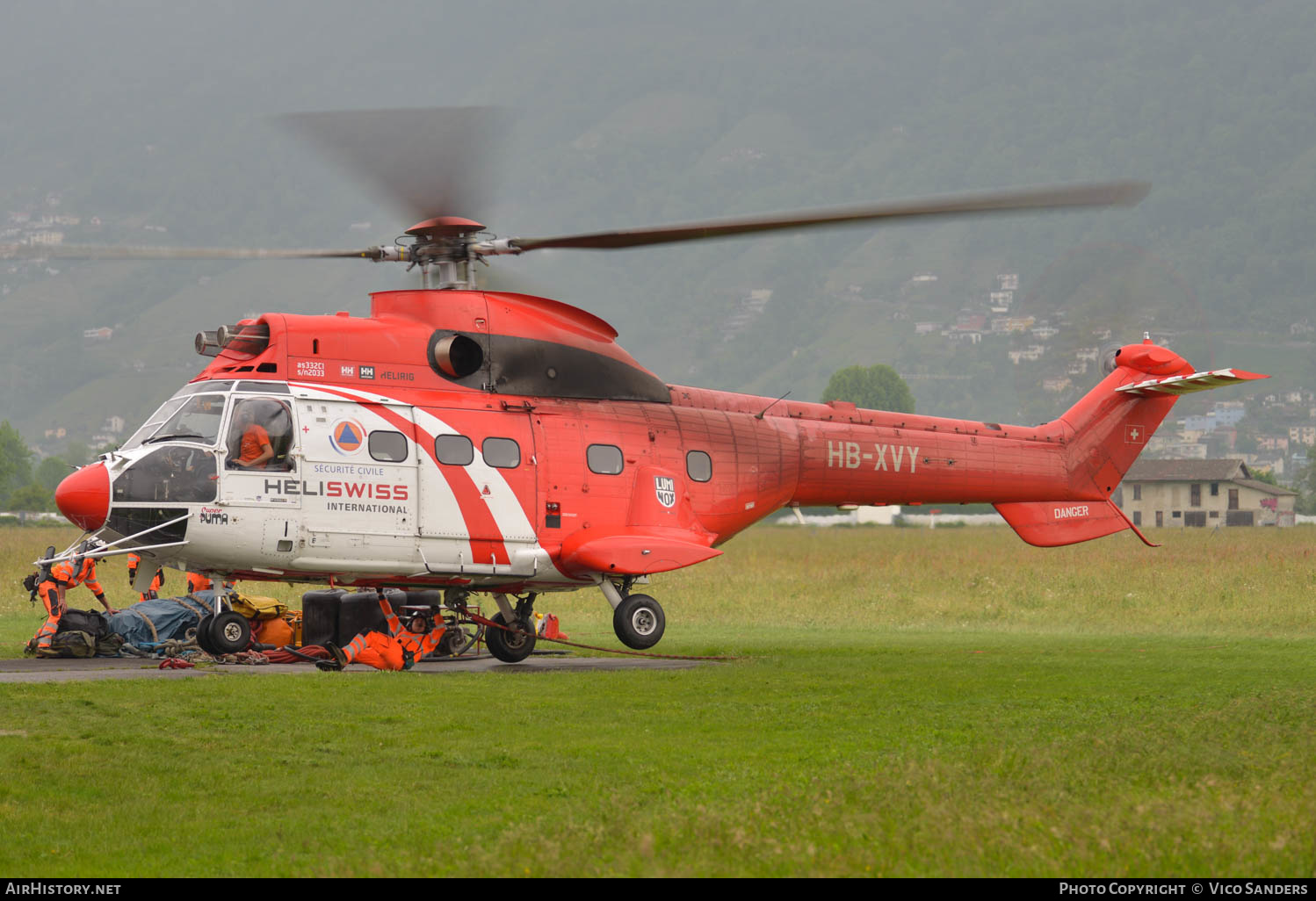 Aircraft Photo of HB-XVY | Aerospatiale AS-332C1 Super Puma | Heliswiss International | AirHistory.net #614881