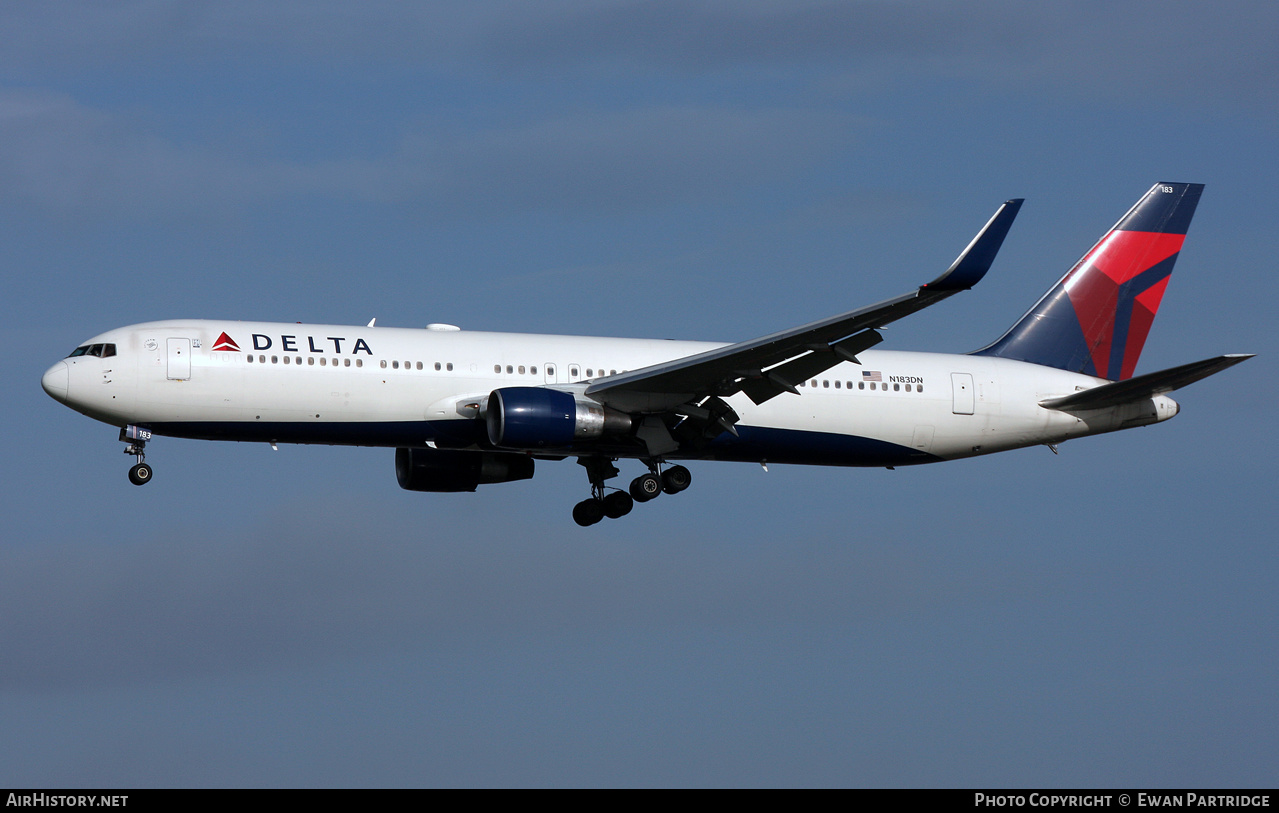 Aircraft Photo of N183DN | Boeing 767-332/ER | Delta Air Lines | AirHistory.net #614886