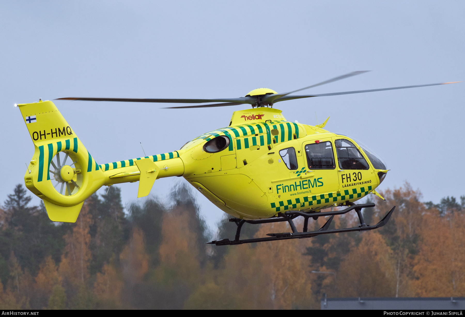 Aircraft Photo of OH-HMQ | Eurocopter EC-135P-2+ | FinnHEMS | AirHistory.net #614892