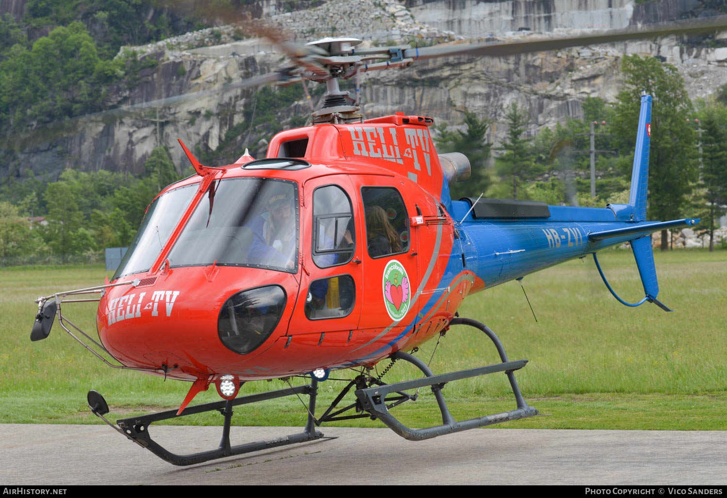 Aircraft Photo of HB-ZVI | Airbus Helicopters H-125 | Heli-TV | AirHistory.net #614894