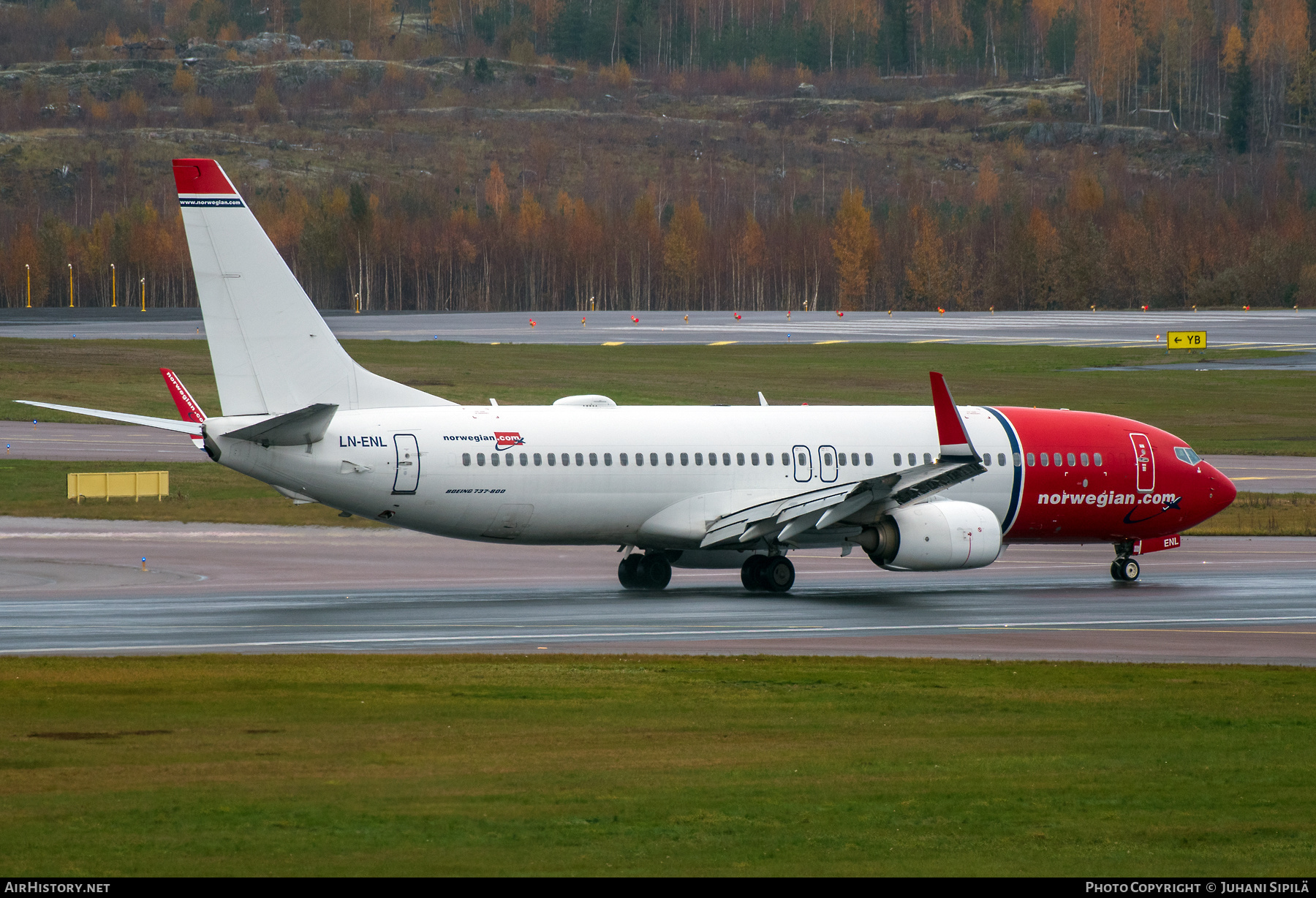 Aircraft Photo of LN-ENL | Boeing 737-8JP | Norwegian | AirHistory.net #614913