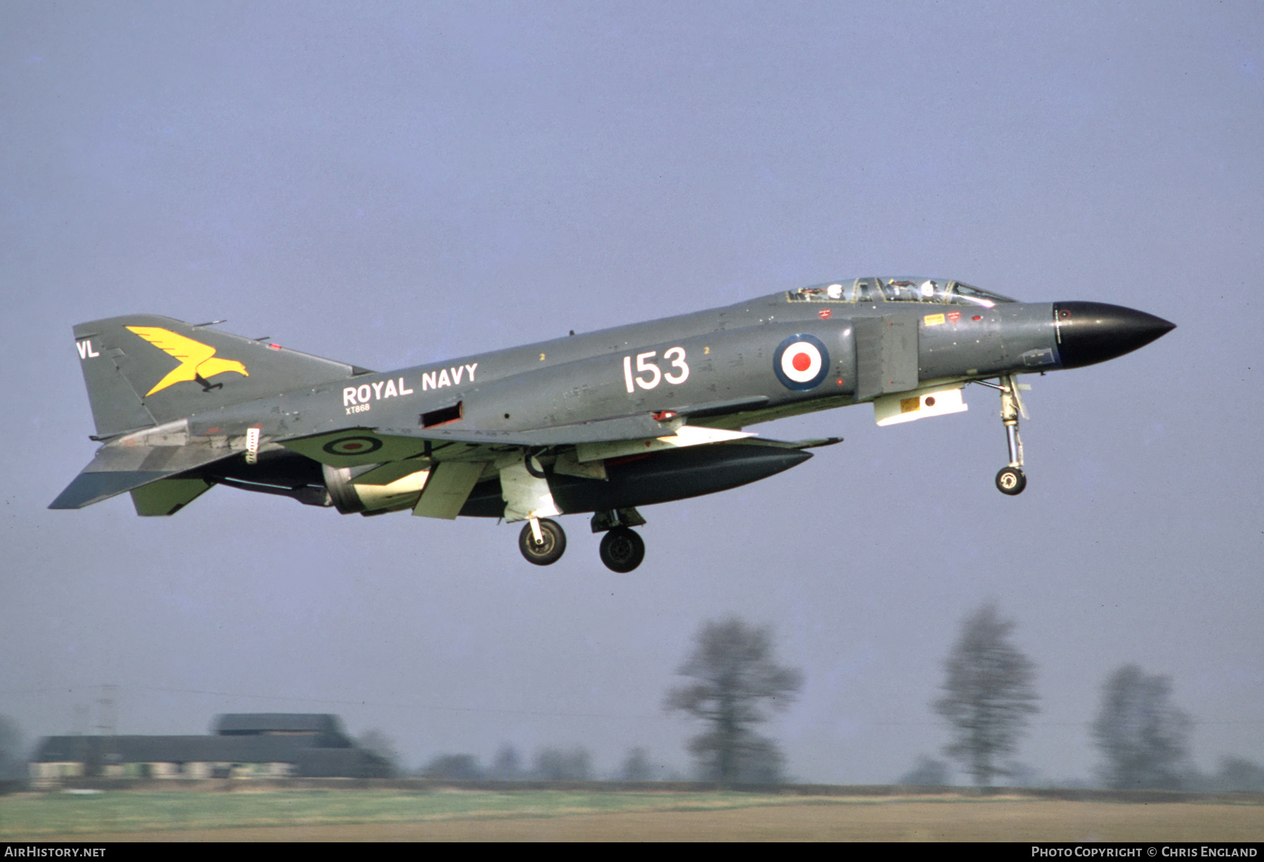 Aircraft Photo of XT868 | McDonnell Douglas F-4K Phantom FG1 | UK - Navy | AirHistory.net #614920
