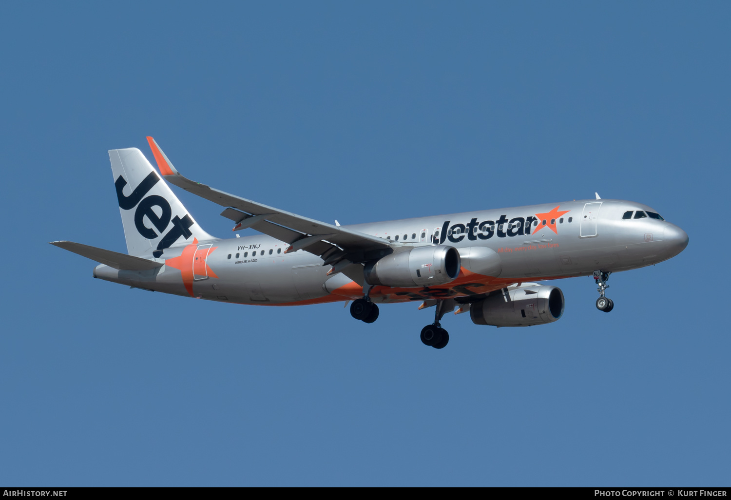 Aircraft Photo of VH-XNJ | Airbus A320-232 | Jetstar Airways | AirHistory.net #614922