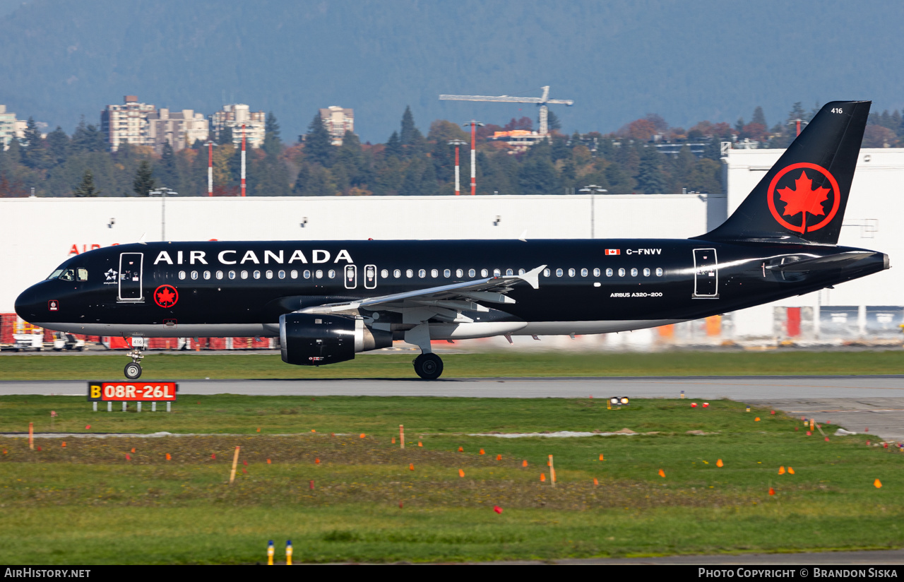 Aircraft Photo of C-FNVV | Airbus A320-211 | Air Canada | AirHistory.net #614941