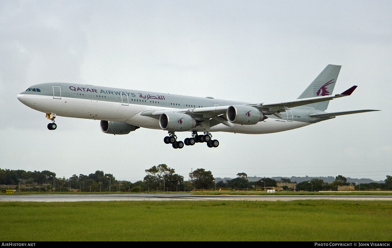 Aircraft Photo of A7-HHH | Airbus A340-541 | Qatar Airways | AirHistory.net #614969