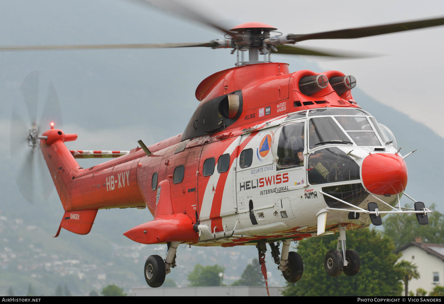 Aircraft Photo of HB-XVY | Aerospatiale AS-332C1 Super Puma | Heliswiss International | AirHistory.net #614977