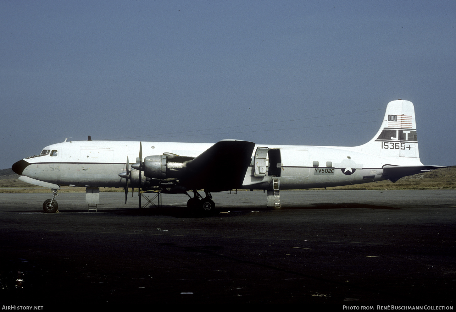 Aircraft Photo of YV-502C / 153694 | Douglas C-118A Liftmaster | USA - Navy | AirHistory.net #614986
