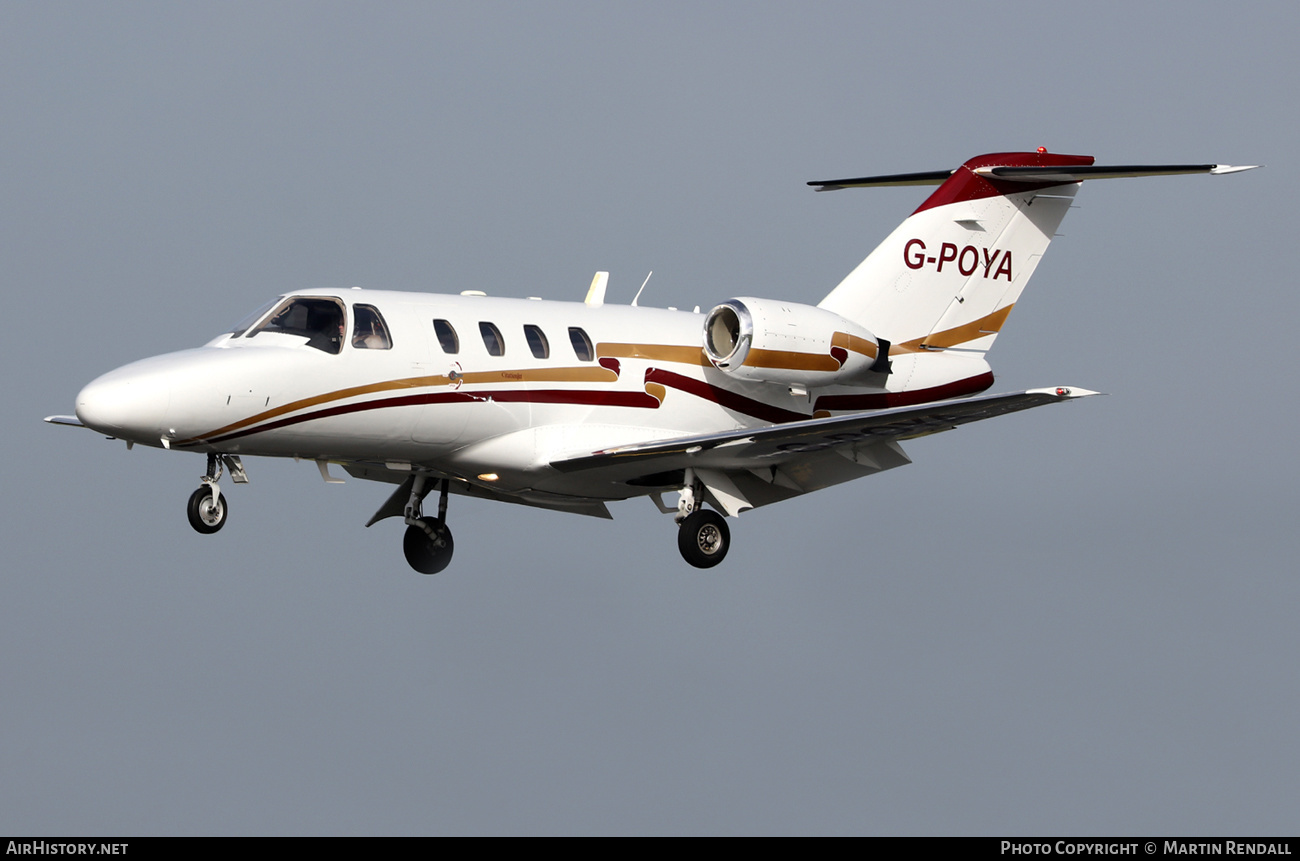 Aircraft Photo of G-POYA | Cessna 525 CitationJet | AirHistory.net #614991