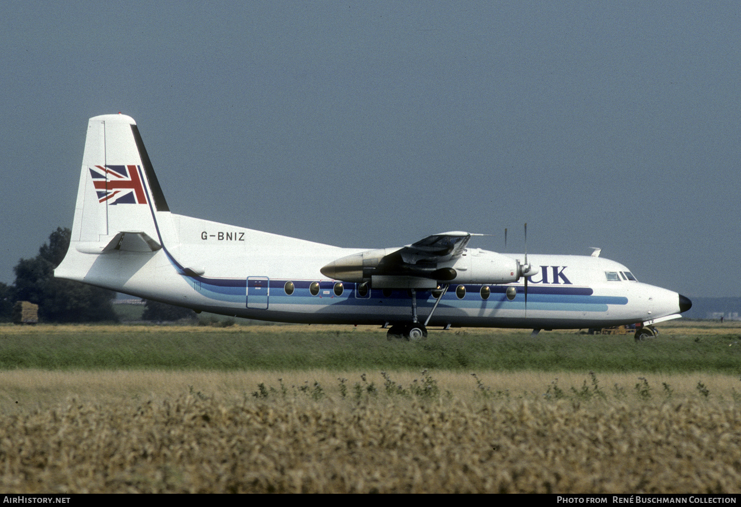 Aircraft Photo of G-BNIZ | Fokker F27-600 Friendship | Air UK Cargo | AirHistory.net #615049