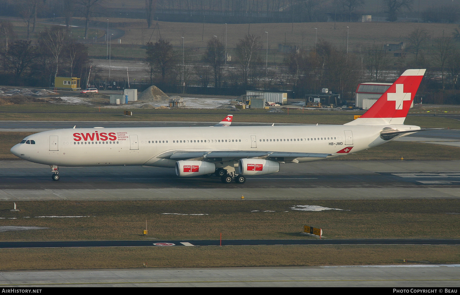 Aircraft Photo of HB-JMD | Airbus A340-313 | Swiss International Air Lines | AirHistory.net #615050