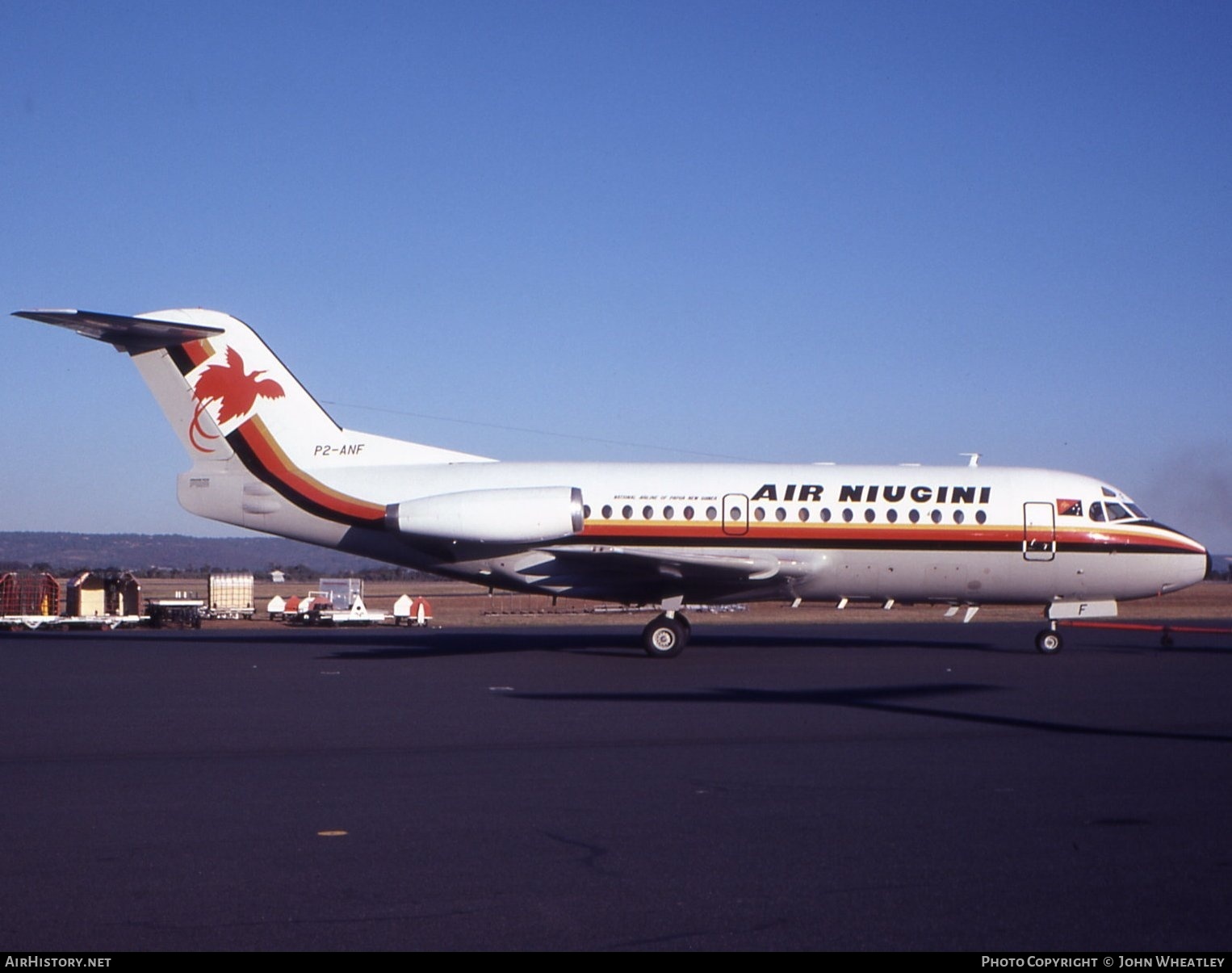 Aircraft Photo of P2-ANF | Fokker F28-1000 Fellowship | Air Niugini | AirHistory.net #615081