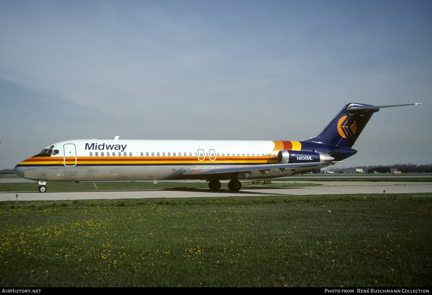 Aircraft Photo of N936ML | McDonnell Douglas DC-9-31 | Midway Airlines | AirHistory.net #615083