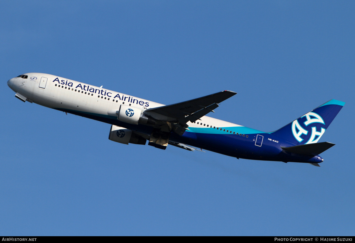 Aircraft Photo of HS-AAC | Boeing 767-322/ER | Asia Atlantic Airlines | AirHistory.net #615089