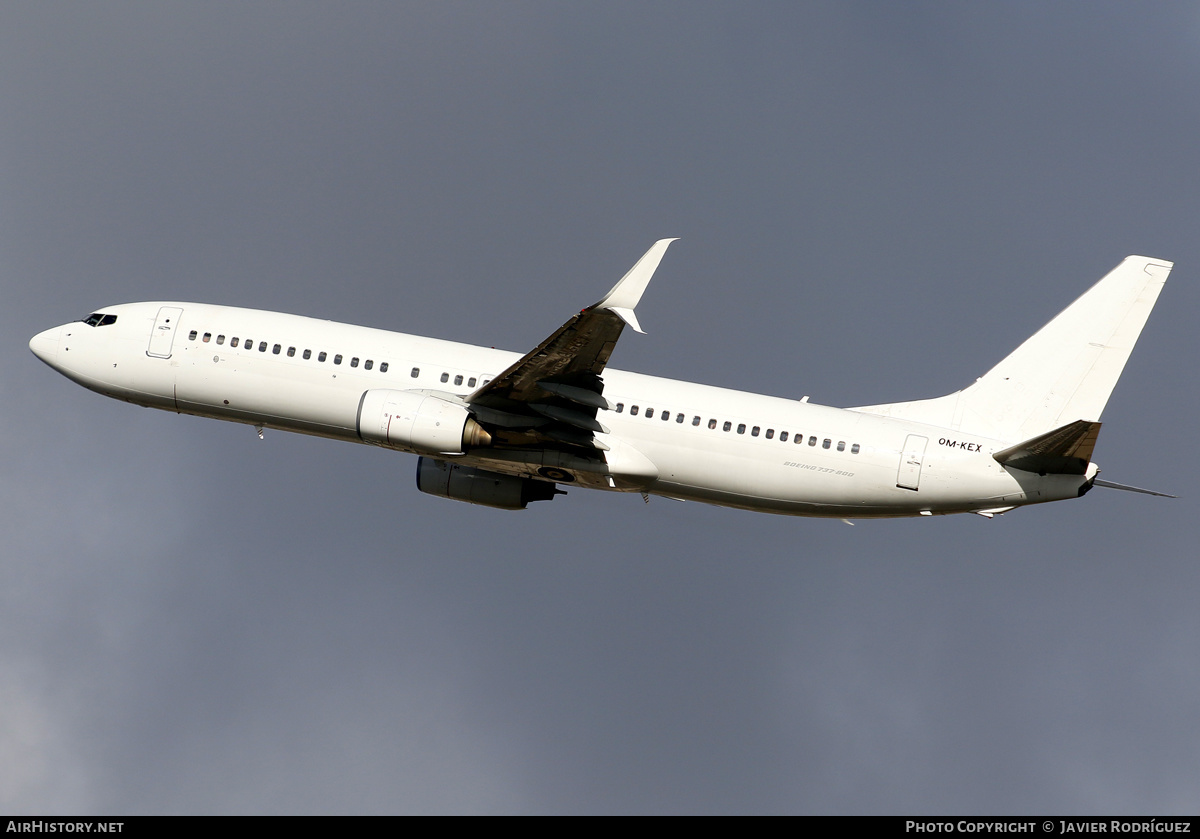 Aircraft Photo of OM-KEX | Boeing 737-8BK | AirHistory.net #615109