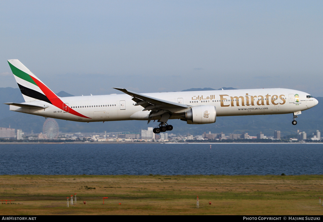 Aircraft Photo of A6-ECF | Boeing 777-31H/ER | Emirates | AirHistory.net #615122