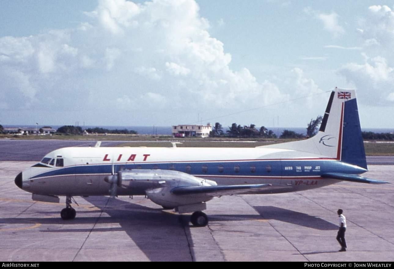 Aircraft Photo of VP-LAA | Hawker Siddeley HS-748 Srs2/217 | LIAT - Leeward Islands Air Transport | AirHistory.net #615131