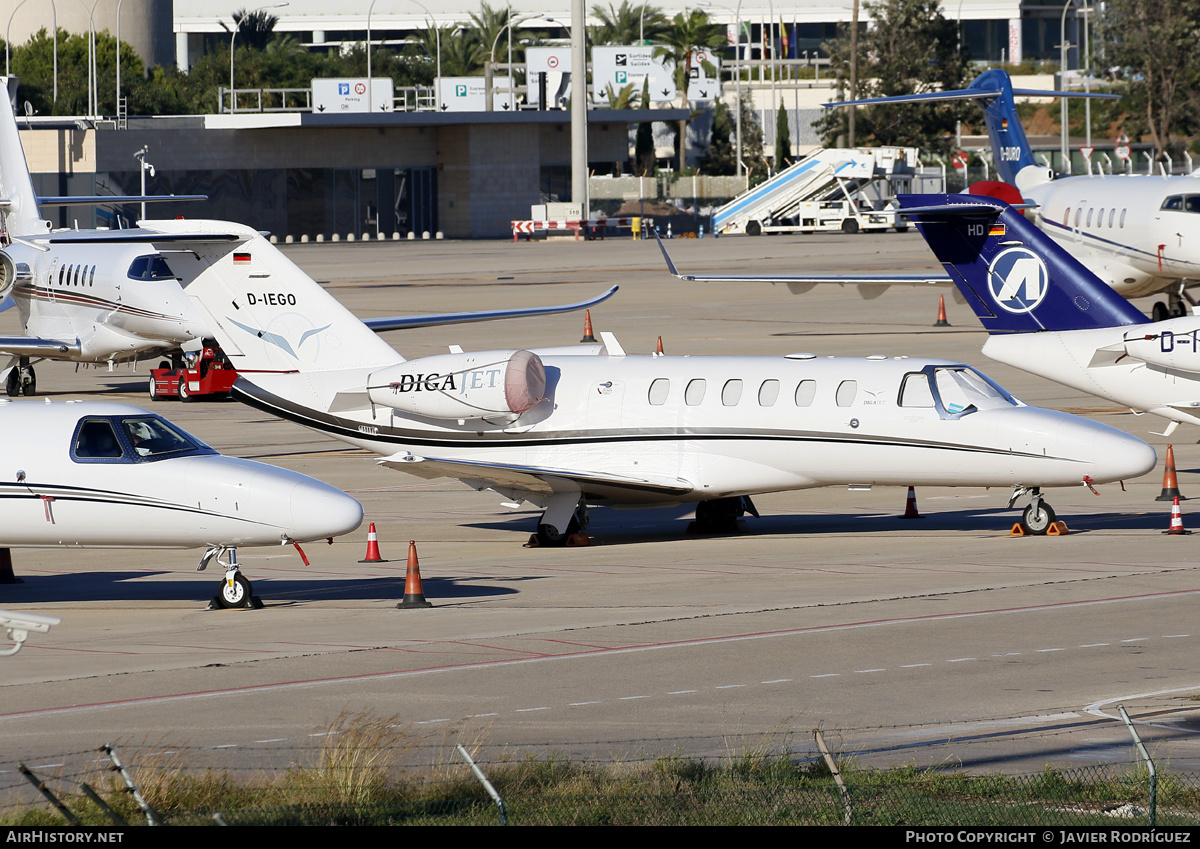 Aircraft Photo of D-IEGO | Cessna 525A CitationJet CJ2+ | DigaJet | AirHistory.net #615137