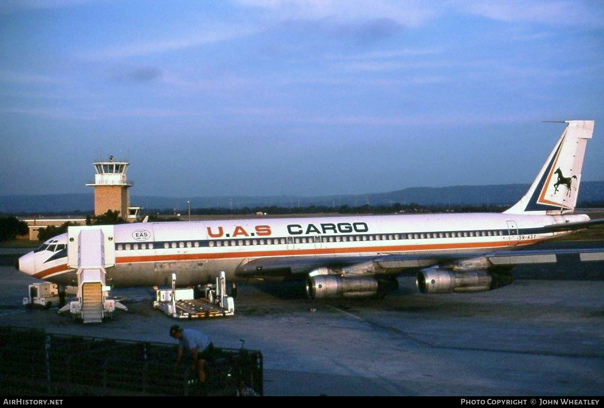 Aircraft Photo of 5N-ASY | Boeing 707-351C | UAS Cargo | AirHistory.net #615141