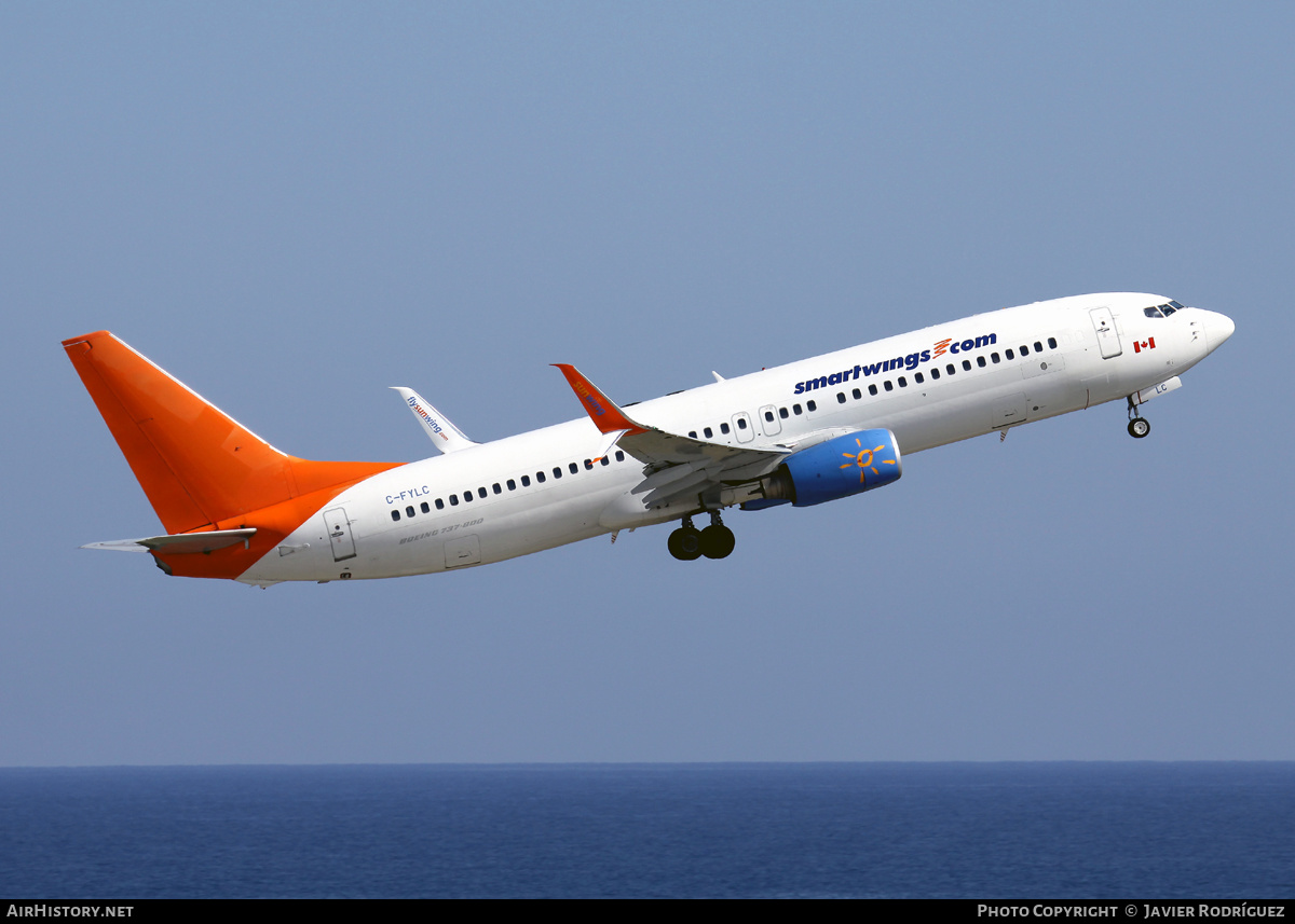 Aircraft Photo of C-FYLC | Boeing 737-8BK | Smartwings | AirHistory.net #615149