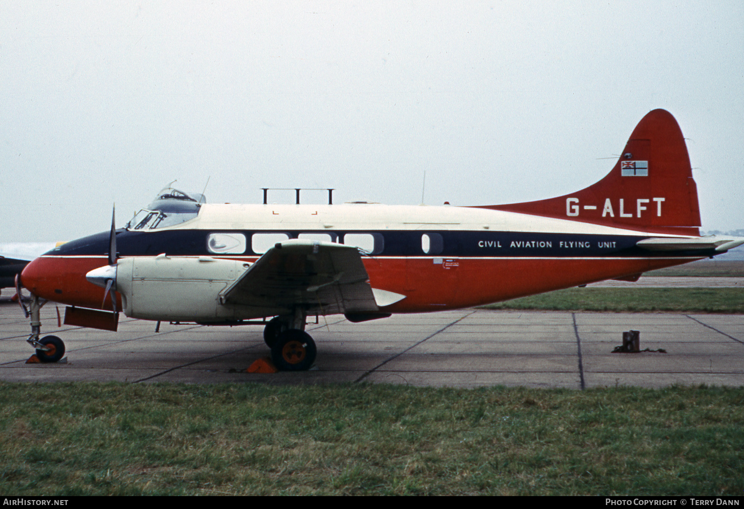 Aircraft Photo of G-ALFU | De Havilland D.H. 104 Dove 6 | Civil Aviation Flying Unit | AirHistory.net #615153