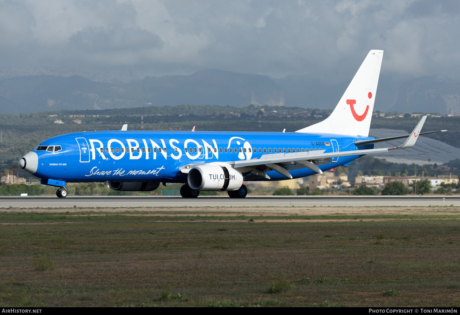 Aircraft Photo of D-ABKN | Boeing 737-86J | TUIfly | AirHistory.net #615157