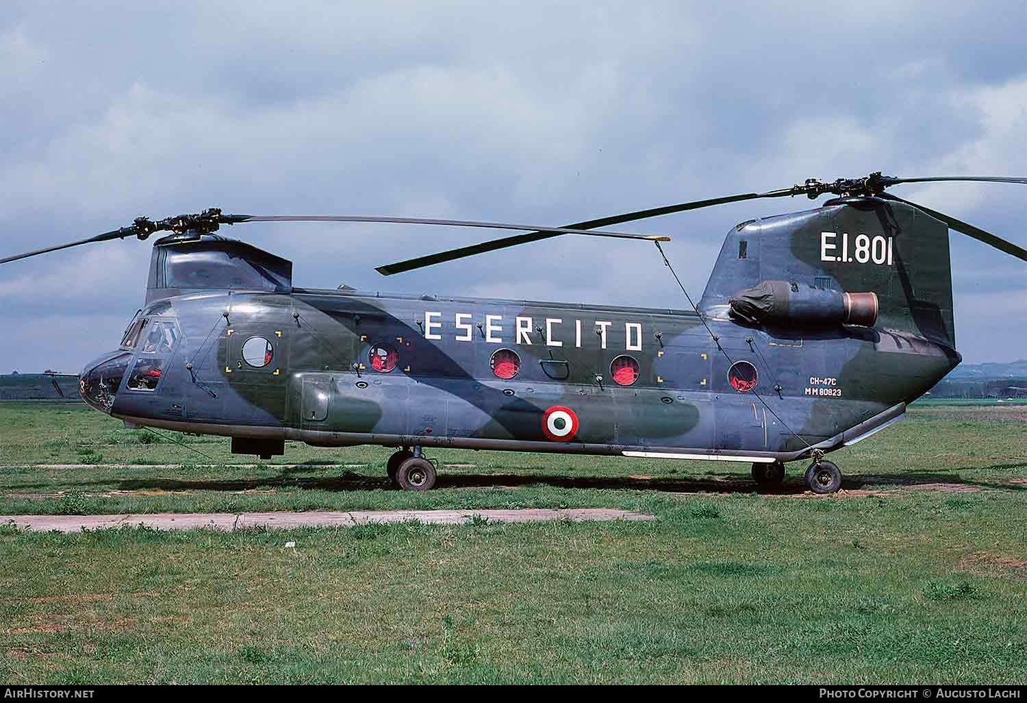 Aircraft Photo of MM80823 | Boeing Vertol CH-47C Chinook | Italy - Army | AirHistory.net #615164