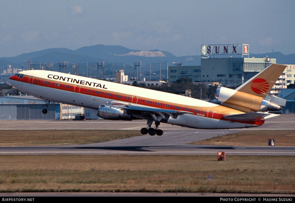 Aircraft Photo of N68046 | McDonnell Douglas DC-10-10 | Continental Micronesia | AirHistory.net #615170
