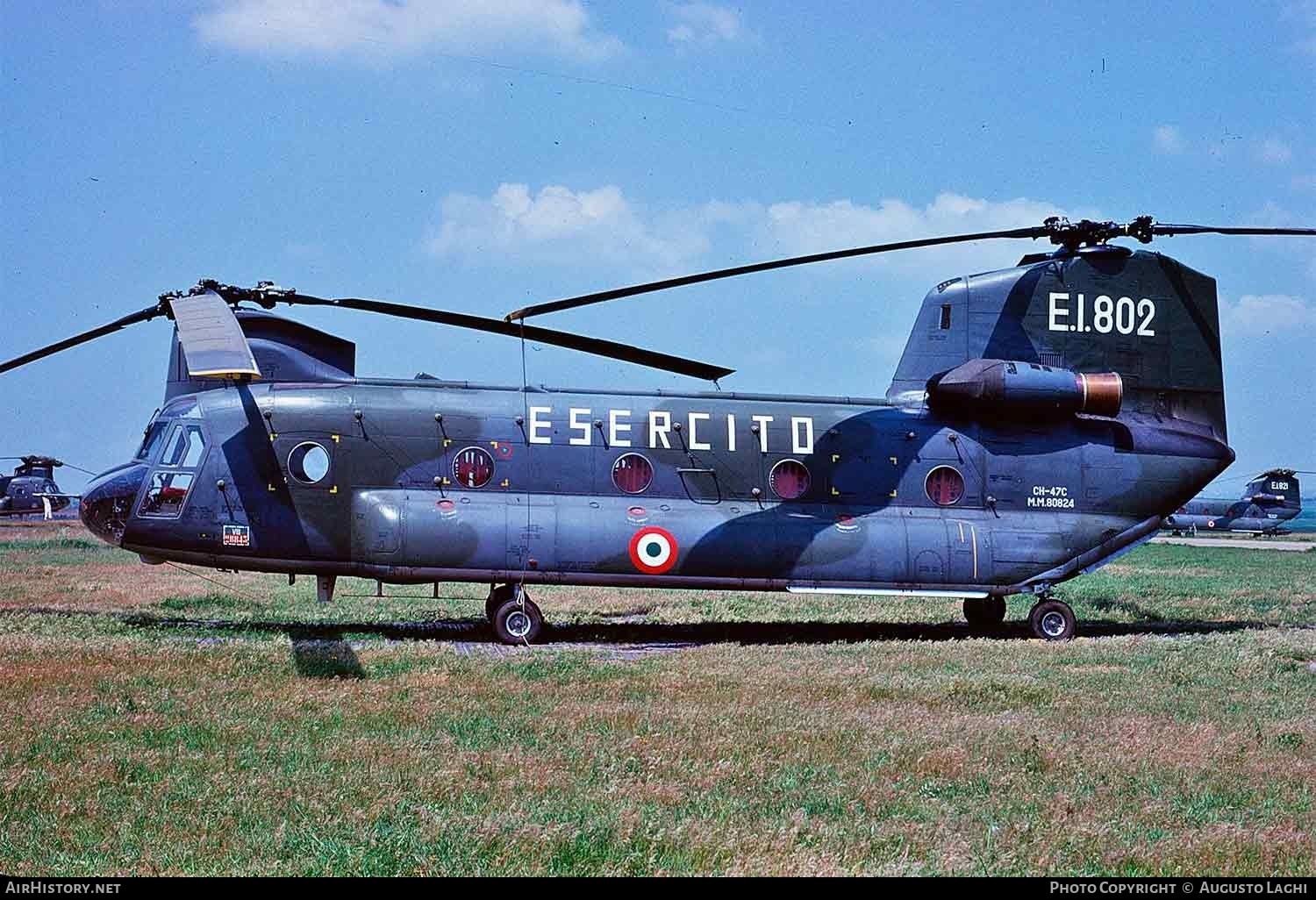 Aircraft Photo of MM80824 | Boeing CH-47C Chinook (219) | Italy - Army | AirHistory.net #615190