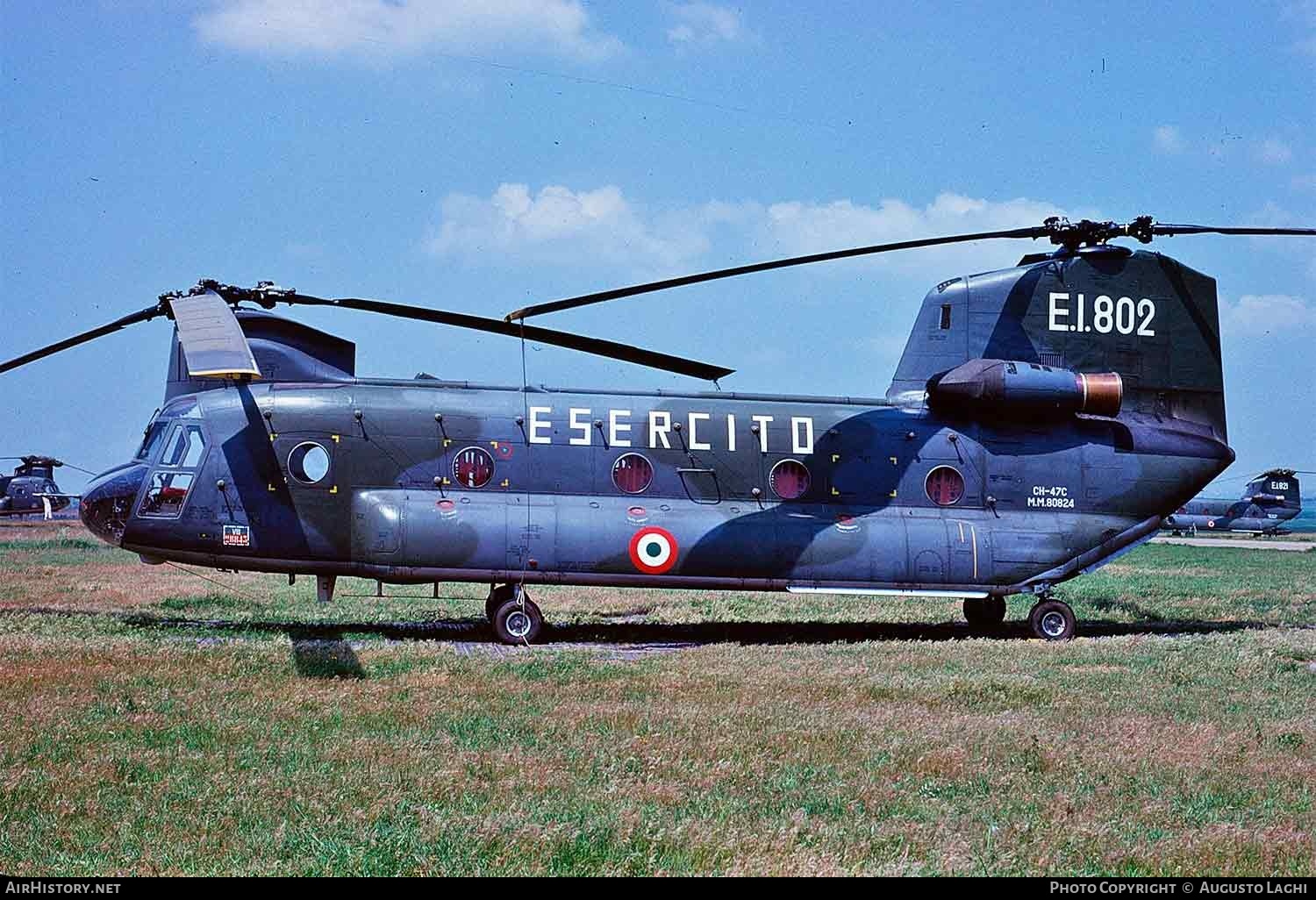 Aircraft Photo of MM80824 | Boeing Vertol CH-47C Chinook | Italy - Army | AirHistory.net #615190