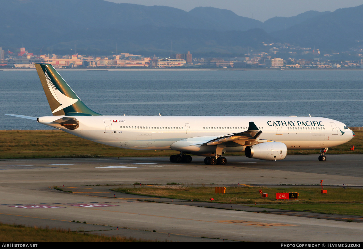 Aircraft Photo of B-LAK | Airbus A330-343E | Cathay Pacific Airways | AirHistory.net #615194
