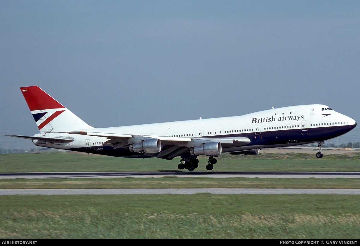 Aircraft Photo of G-AWND | Boeing 747-136 | British Airways | AirHistory.net #615209