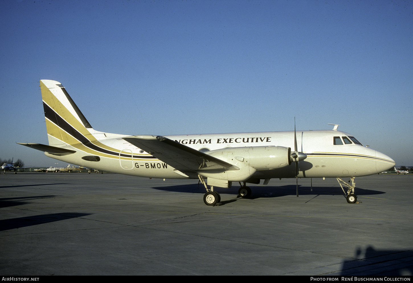 Aircraft Photo of G-BMOW | Grumman G-159 Gulfstream I | Birmingham Executive Airways | AirHistory.net #615222