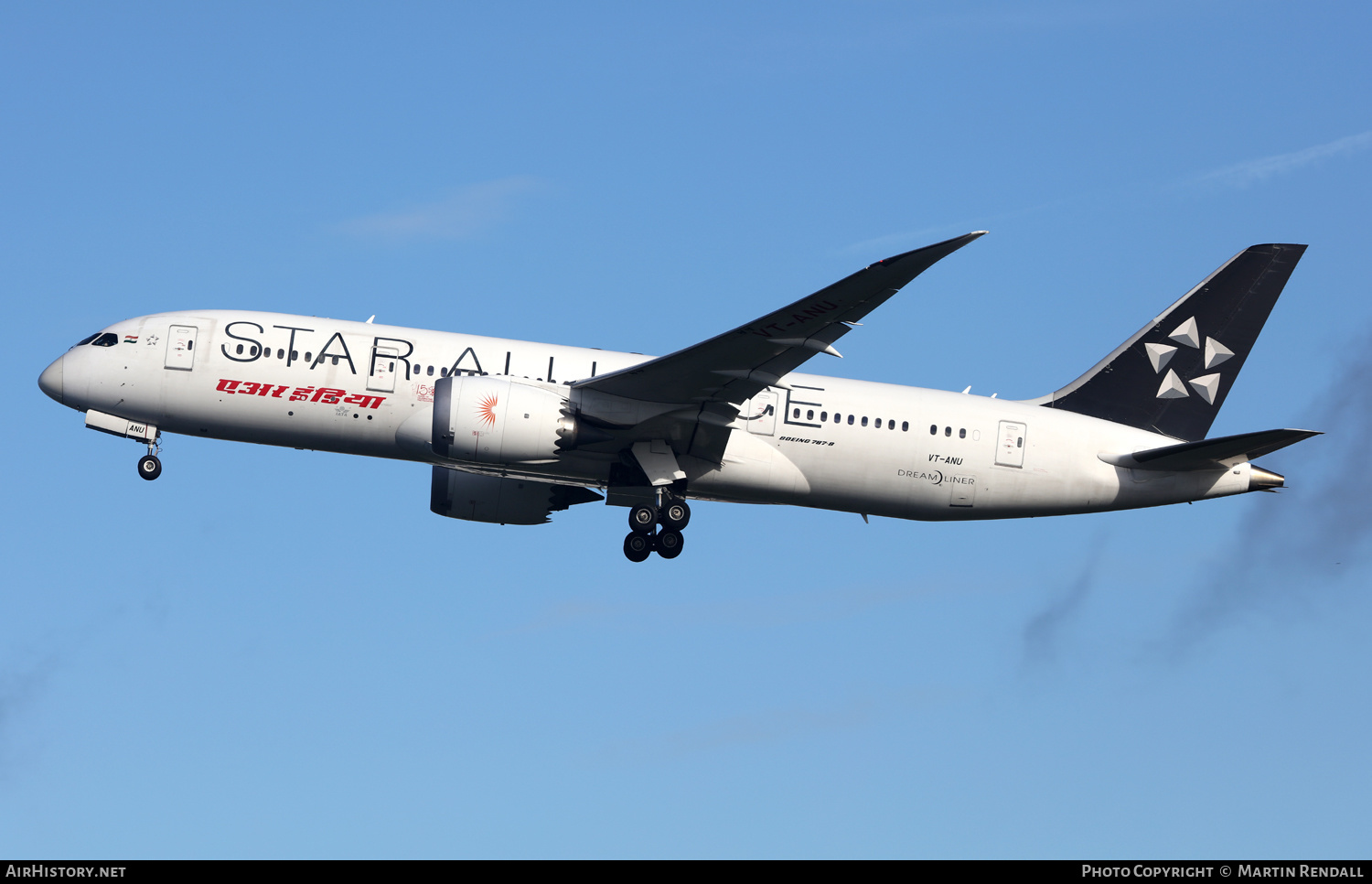 Aircraft Photo of VT-ANU | Boeing 787-8 Dreamliner | Air India | AirHistory.net #615224