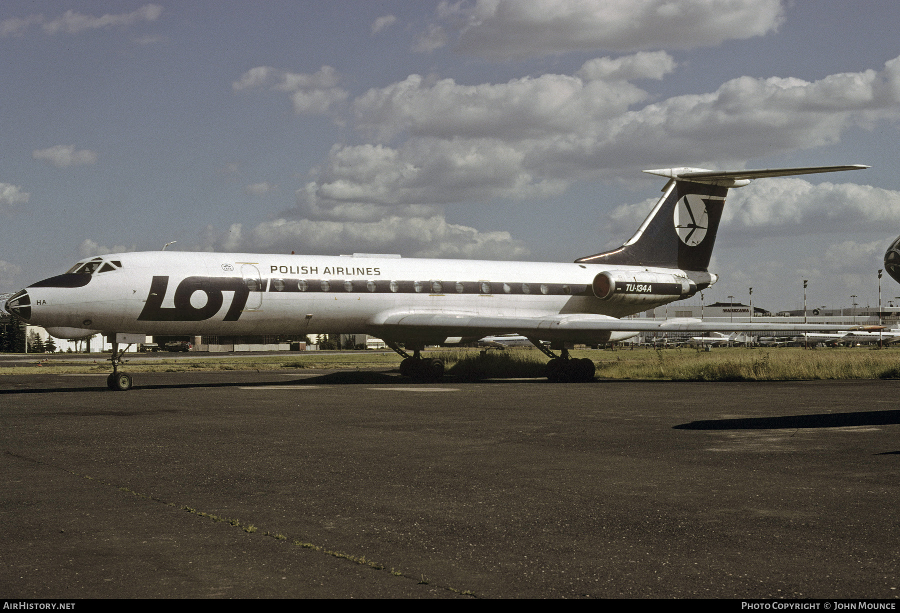 Aircraft Photo of SP-LHA | Tupolev Tu-134A | LOT Polish Airlines - Polskie Linie Lotnicze | AirHistory.net #615232
