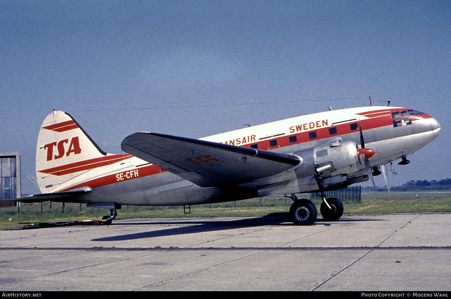 Aircraft Photo of SE-CFH | Curtiss C-46A Commando | Transair Sweden | AirHistory.net #615233