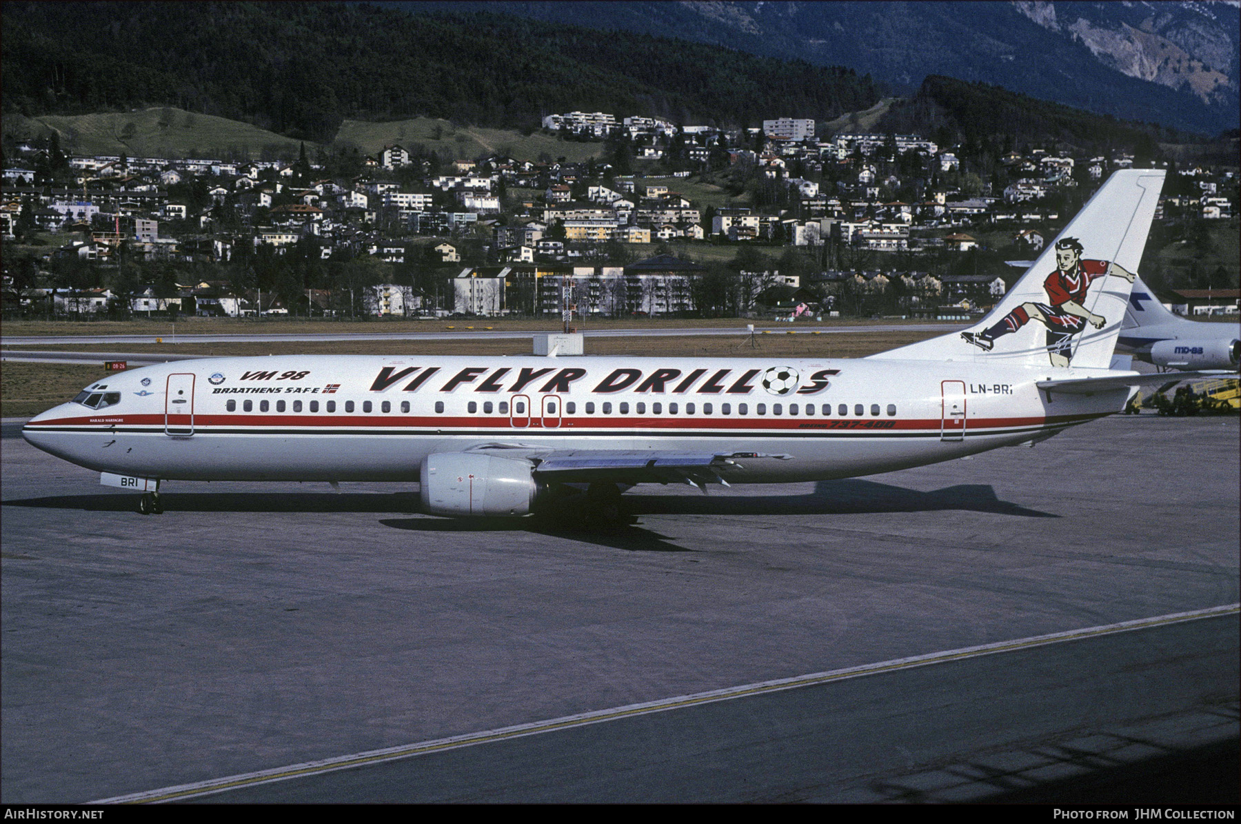 Aircraft Photo of LN-BRI | Boeing 737-405 | Braathens SAFE | AirHistory.net #615234