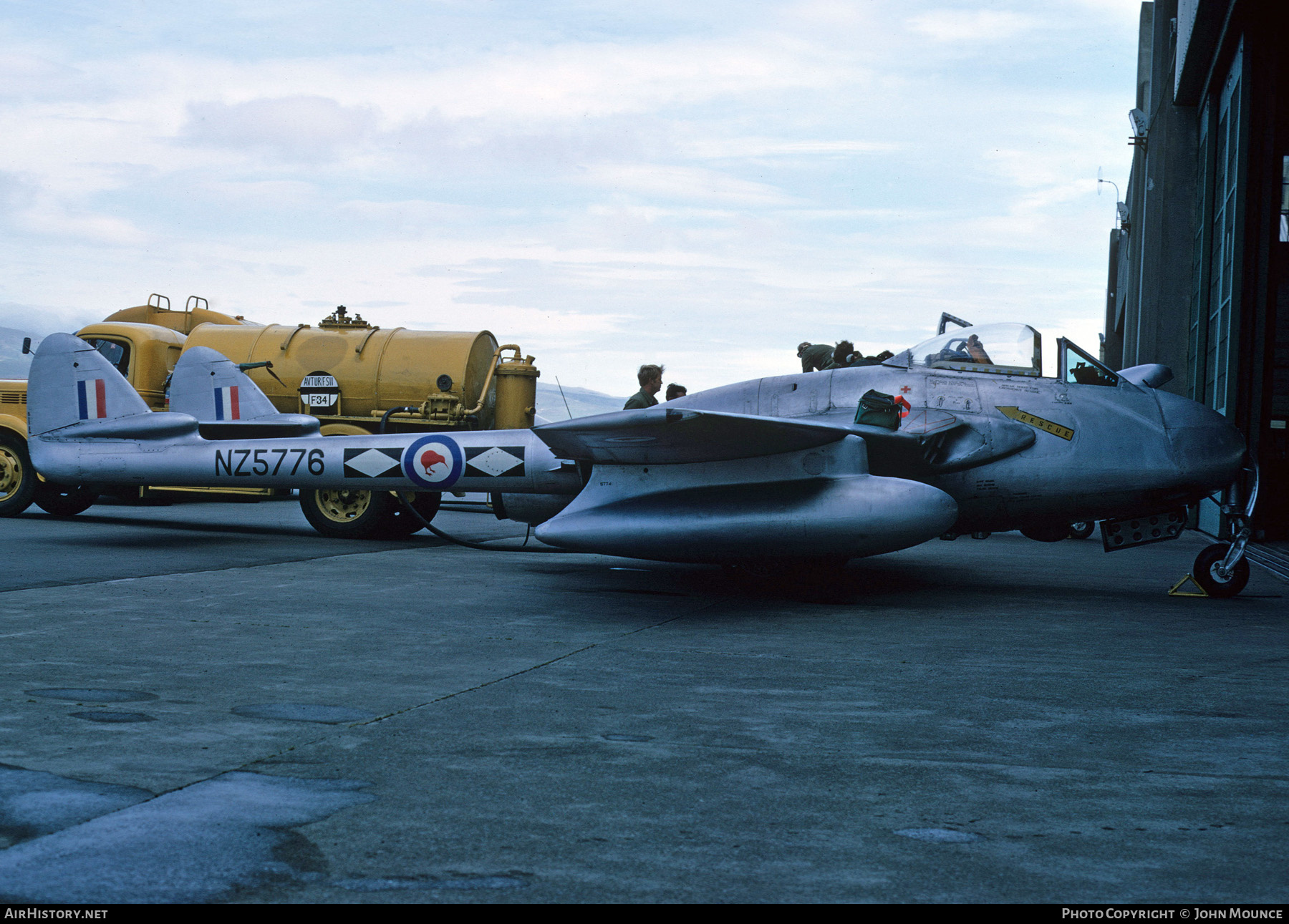 Aircraft Photo of NZ5776 | De Havilland D.H. 100 Vampire FB6 | New Zealand - Air Force | AirHistory.net #615242