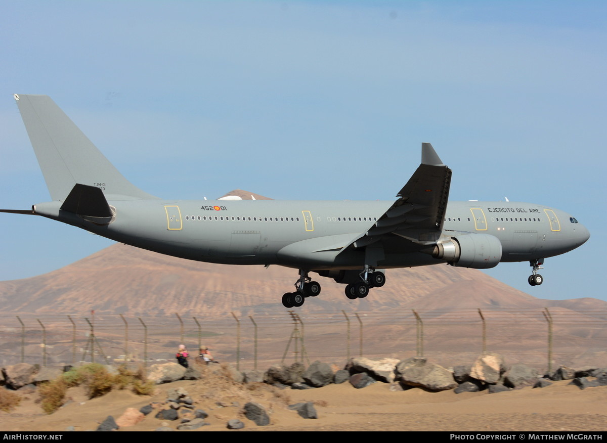 Aircraft Photo of T.24-01 | Airbus A330-202 | Spain - Air Force | AirHistory.net #615249