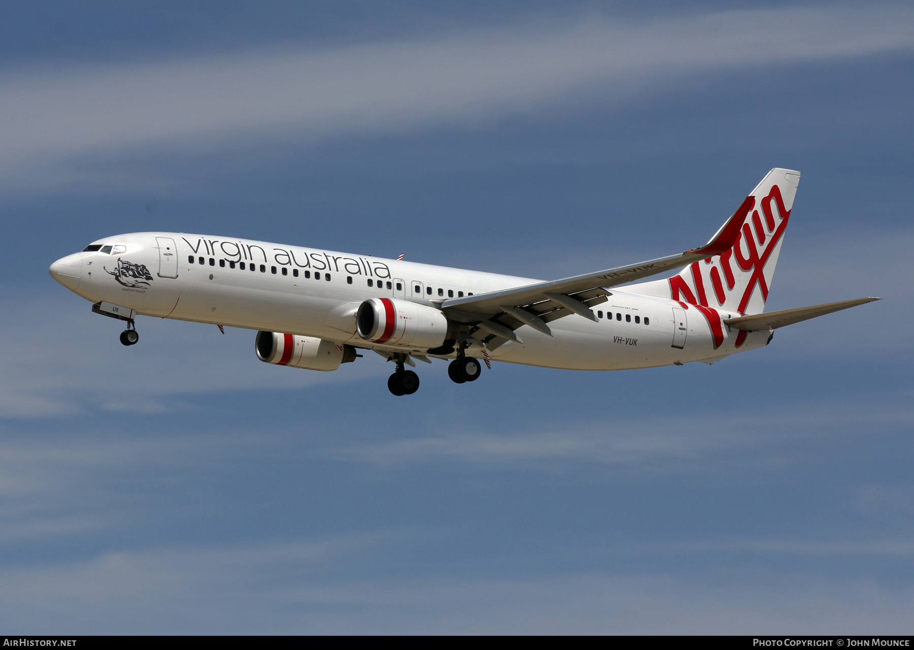 Aircraft Photo of VH-VUK | Boeing 737-8FE | Virgin Australia Airlines | AirHistory.net #615258